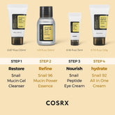 COSRX - All About Snail Trial Kit - 4 Pcs Set - Made in Korea